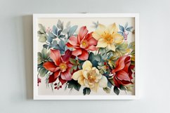 Watercolor Flowers Bouquets, illustration Background Product Image 2