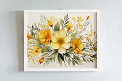 Watercolor Flowers Bouquets, illustration Background Product Image 2