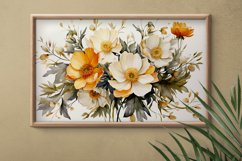 Watercolor Flowers Bouquets, illustration Background Product Image 2