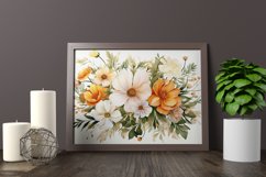 Watercolor Flowers Bouquets, illustration Background Product Image 2