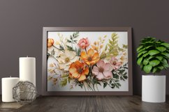 Watercolor Flowers Bouquets, illustration Background Product Image 2