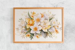 Watercolor Flowers Bouquets, illustration Background Product Image 2