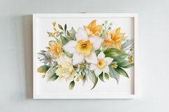 Watercolor Flowers Bouquets, illustration Background Product Image 2