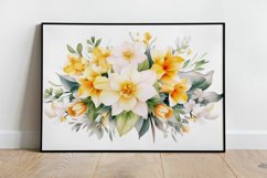 Watercolor Flowers Bouquets, illustration Background Product Image 2