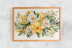 Watercolor Flowers Bouquets, illustration Background Product Image 2