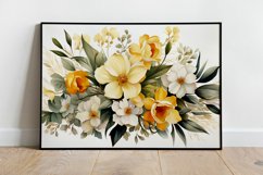 Watercolor Flowers Bouquets, illustration Background Product Image 2