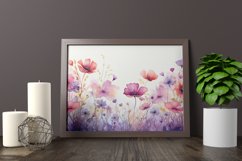 Watercolor Flowers Bouquets, illustration Background Product Image 2