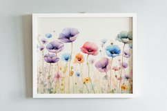 Watercolor Flowers Bouquets, illustration Background Product Image 2