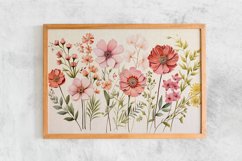 Watercolor Flowers Bouquets, illustration Background Product Image 2