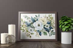 Watercolor Flowers Bouquets, illustration Background Product Image 2