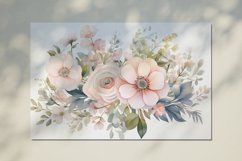 Watercolor Flowers Bouquets, illustration Background Product Image 2