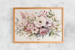 Watercolor Flowers Bouquets, illustration Background Product Image 2
