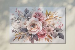 Watercolor Flowers Bouquets, illustration Background Product Image 2