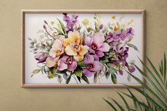 Watercolor Flowers Bouquets, illustration Background Product Image 2