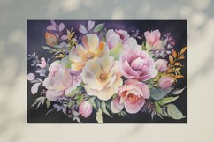 Watercolor Flowers Bouquets, illustration Background Product Image 2