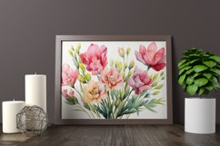 Watercolor Flowers Bouquets, illustration Background Product Image 2