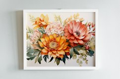 Watercolor Flowers Bouquets, illustration Background Product Image 2