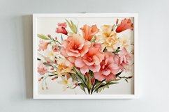 Watercolor Flowers Bouquets, illustration Background Product Image 2