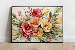 Watercolor Flowers Bouquets, illustration Background Product Image 2