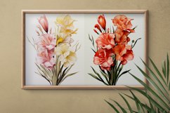 Watercolor Flowers Bouquets, illustration Background Product Image 2