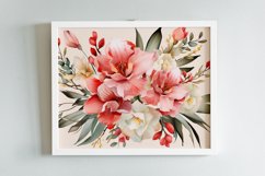 Watercolor Flowers Bouquets, illustration Background Product Image 2