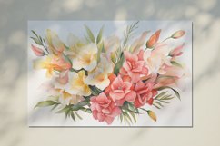 Watercolor Flowers Bouquets, illustration Background Product Image 2