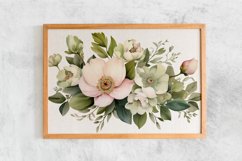 Watercolor Flowers Bouquets, illustration Background Product Image 2