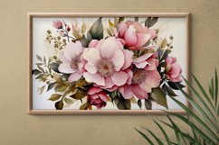 Watercolor Flowers Bouquets, illustration Background Product Image 2