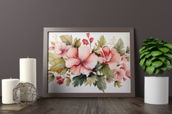 Watercolor Flowers Bouquets, illustration Background Product Image 2