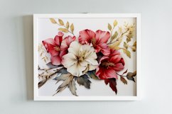 Watercolor Flowers Bouquets, illustration Background Product Image 2