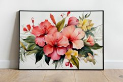 Watercolor Flowers Bouquets, illustration Background Product Image 2