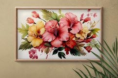 Watercolor Flowers Bouquets, illustration Background Product Image 2