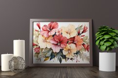 Watercolor Flowers Bouquets, illustration Background Product Image 2