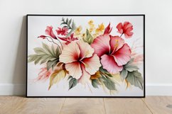 Watercolor Flowers Bouquets, illustration Background Product Image 2