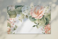 Watercolor Flowers Bouquets, illustration Background Product Image 2