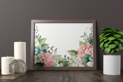 Watercolor Flowers Bouquets, illustration Background Product Image 2