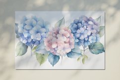Watercolor Flowers Bouquets, illustration Background Product Image 2