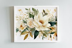 Watercolor Flowers Bouquets, illustration Background Product Image 2