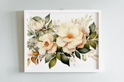 Watercolor Flowers Bouquets, illustration Background Product Image 2