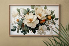 Watercolor Flowers Bouquets, illustration Background Product Image 2