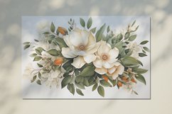 Watercolor Flowers Bouquets, illustration Background Product Image 2