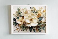 Watercolor Flowers Bouquets, illustration Background Product Image 2