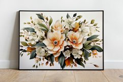 Watercolor Flowers Bouquets, illustration Background Product Image 2