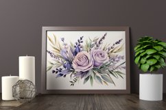 Watercolor Flowers Bouquets, illustration Background Product Image 2