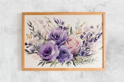 Watercolor Flowers Bouquets, illustration Background Product Image 2