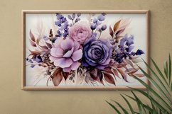 Watercolor Flowers Bouquets, illustration Background Product Image 2