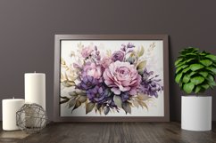 Watercolor Flowers Bouquets, illustration Background Product Image 2