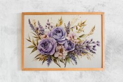 Watercolor Flowers Bouquets, illustration Background Product Image 2