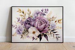 Watercolor Flowers Bouquets, illustration Background Product Image 2