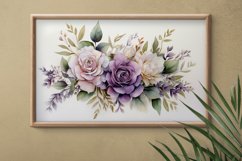 Watercolor Flowers Bouquets, illustration Background Product Image 2